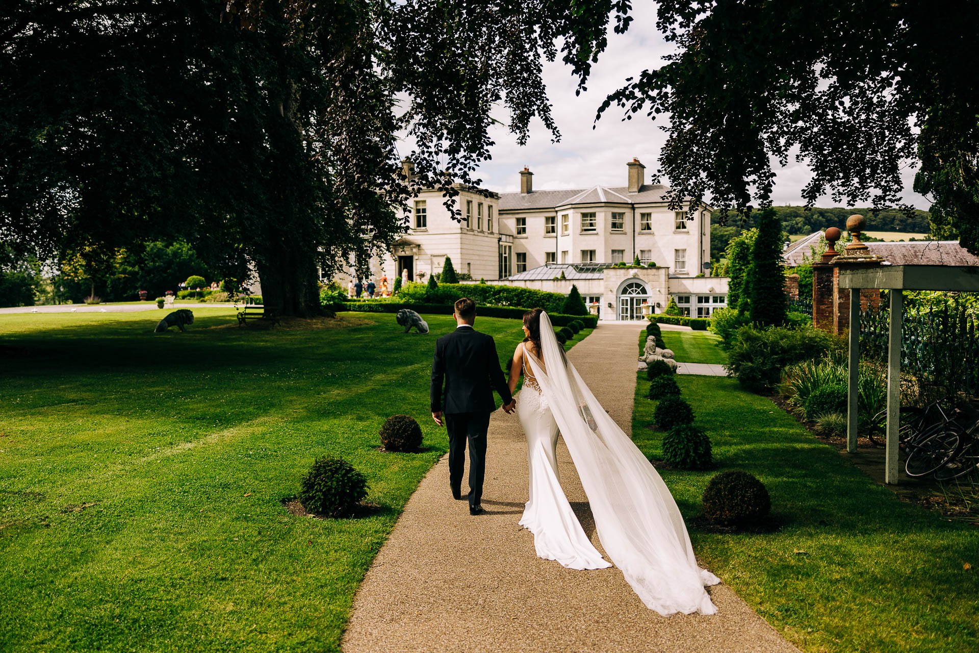 esther and gavin at tanksardstown house wedding