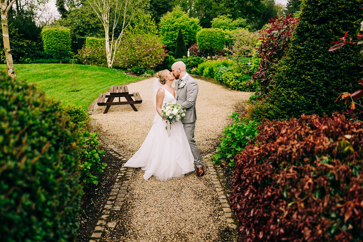 just Married couple in the killasheehotel gardens